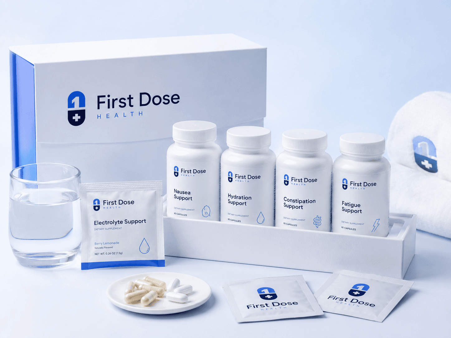 First Dose side-effect support supplement kit